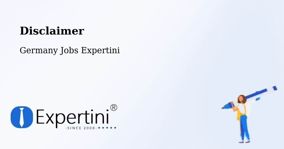 Disclaimer – Bremen - Germany Jobs Expertini