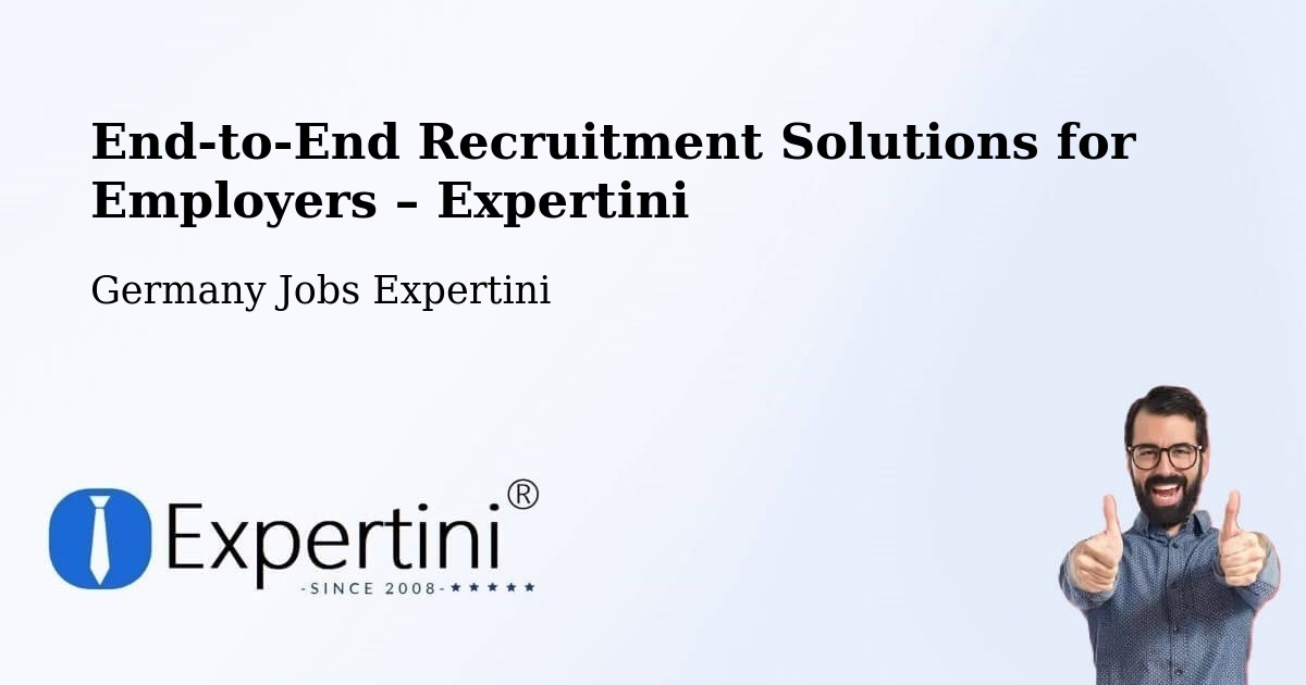 Recruitment Solutions for Employers – Bremen - Bremen, Germany Jobs Expertini